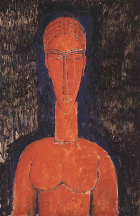 Amedeo Modigliani Red Bust (mk39) Spain oil painting art